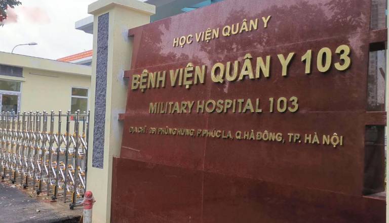 Bệnh viện Quân y 103 là nơi tiếp nhận phẫu thuật thoát vị đĩa đệm