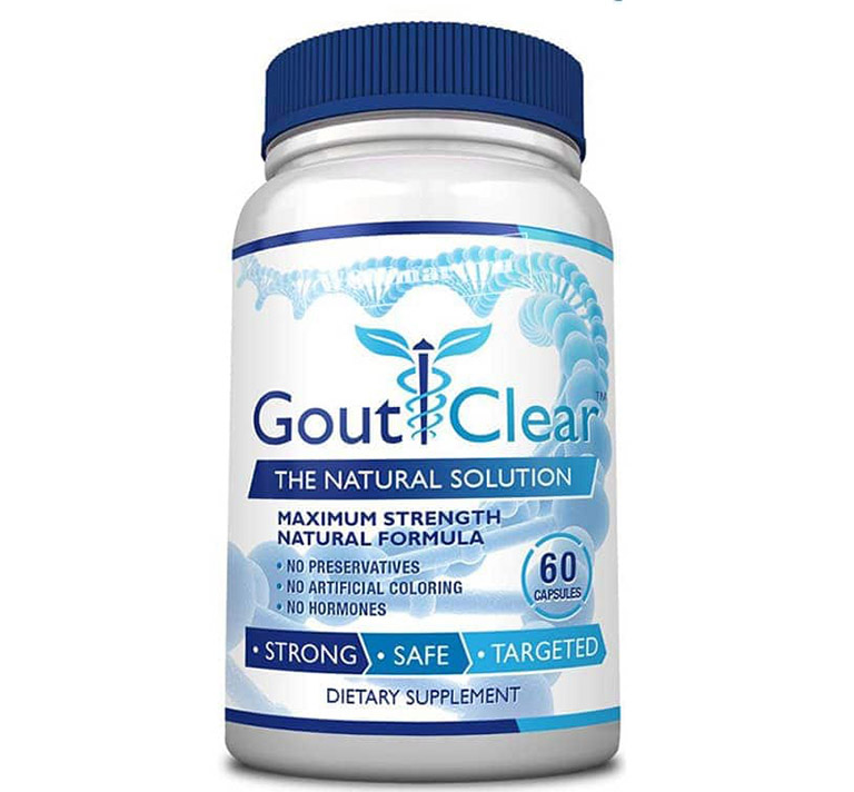 Gout Clear là thực phẩm chức năng hỗ trợ điều trị bệnh gút của Mỹ