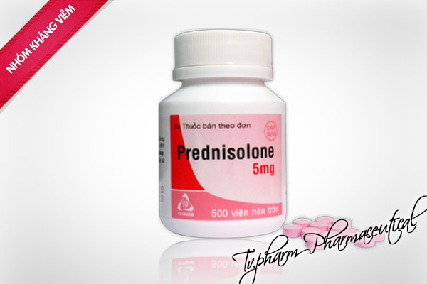 Prednisolone là một loại thuốc nhóm glucocorticoid được sử dụng phổ biến